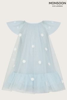 Monsoon Blue Baby Ciara Swing Flutter Dress (N27391) | €40 - €43