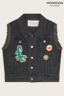 Monsoon Black Badge Denim Waistcoat (N27408) | €44 - €50