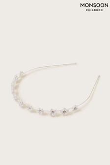 Monsoon Natural Pearly Flower Girl Headband (N27420) | €14