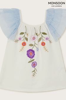 Monsoon Embroidered Floral Top