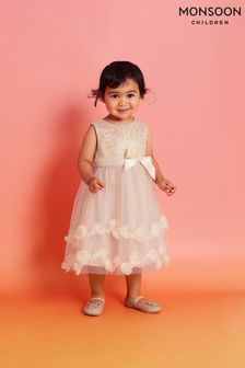 Monsoon Baby Amber Kleid mit Rosenverzierung (N27456) | 89 € - 97 €