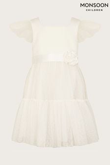 Monsoon Natural Baby Catrina Scuba Dress (N27463) | €37 - €44