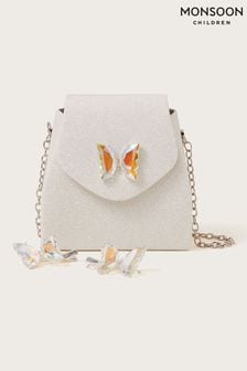 Monsoon Natural Jewel Butterfly Bag and Hair Clips Set (N27497) | HK$206