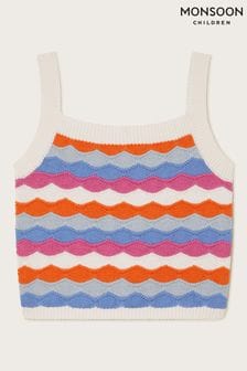 Monsoon Blue Stripe Knit Top (N27504) | €25 - €28