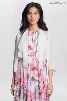 Gina Bacconi White Vivian Chiffon CoverUps (N27546) | €110