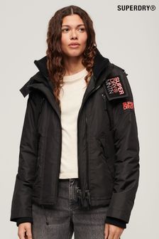 Superdry Black Hooded Mountain Windbreaker Jacket (N27716) | $159