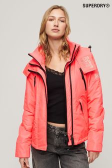 Superdry Pink Hooded Mountain Windbreaker Jacket (N27740) | €145