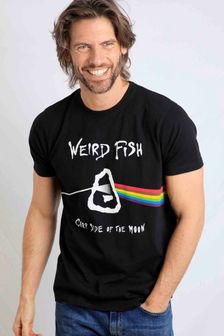 Weird Fish Carp Side Organic Artist Black T-Shirt (N28021) | €35
