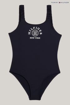 Tommy Hilfiger Blue One Piece Swimsuit (N28041) | $80