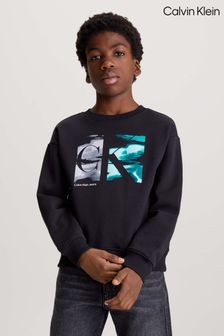 Calvin Klein Black Graphic Sweatshirt (N28199) | 383 SAR - 446 SAR