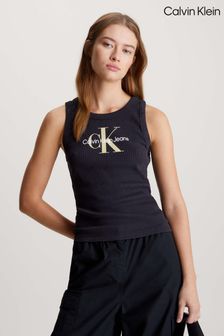 Calvin Klein Black Cropped 90s Vest (N28238) | KRW96,100