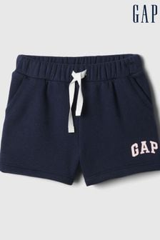 Gap Blue Logo Graphic Pull On Baby Shorts (Newborn-5yrs) (N28380) | €14