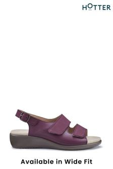 Hotter Purple Easy II Touch Fastening Buckle Sandals (N28496) | €113