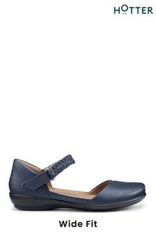 Modra - Široki čevlji z zapenjanjem na ježka Hotter Lake (N28506) | €79
