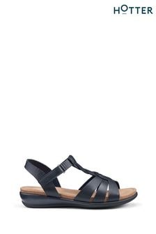 Hotter Blue Regular Fit Valencia Touch Fastening Sandals (N28510) | €98