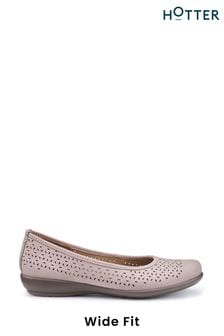 Hotter Livvy Slip-on Wide Fit Shoes (N28580) | 412 LEI