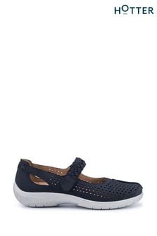Hotter Blue Quake II Touch Fastening Wide Fit Shoes (N28584) | €90
