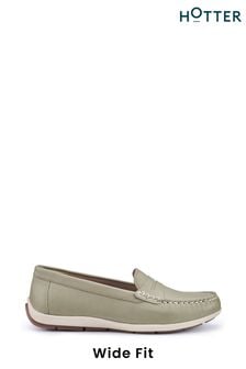 Hotter Green Pier Slip-On Wide Fit Shoes (N28597) | €127