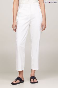 Tommy Hilfiger Slim Straight White Chino Trousers (N28704) | OMR57