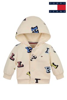 Tommy Hilfiger Baby Print White Jacket (N28812) | $95