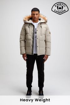 Mens cream parka deals