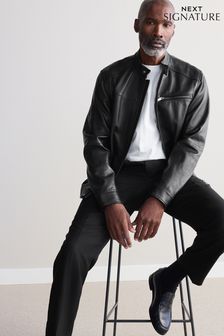 Mens Biker Jackets Mens Suede Leather Faux Biker Jackets Next Luxembourg