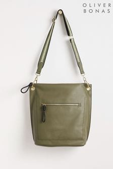 Oliver Bonas Green Elsie Tote Bag (N29255) | kr1 100