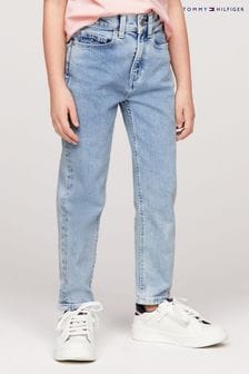 Tommy Hilfiger Tapered-Jeans mit hohem Bund, Blau (N29384) | 86 €