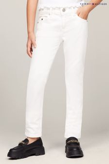Tommy Hilfiger Nora Slim Straight White Jeans