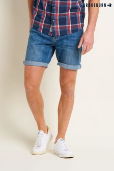 Brakeburn Blue Denim Shorts (N29582) | $86