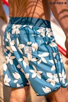 Brakeburn Blue Flowers Boardshorts (N29583) | $77