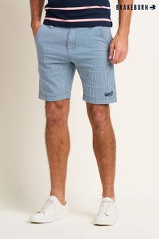 Brakeburn Blue Stripe Chino Shorts (N29601) | SGD 87