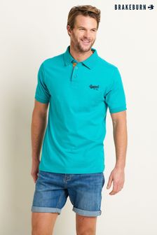 Brakeburn Blue 100% Cotton Heritage Polo Shirt (N29653) | €43