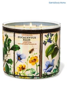 Bath & Body Works Eucalyptus Rain 3-Wick Candle 14.5 oz / 411 g (N29699) | €34