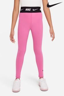 Rosa - Nike Leggings mit hoher Taille und Logostreifen (N29905) | 51 €