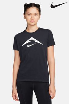 Черный - футболка с принтом Nike (N29992) | €45