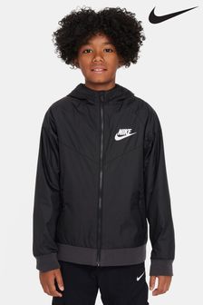 Negru - Jachetă cu glugă Nike Sportswear Windrunner (N30017) | 448 LEI