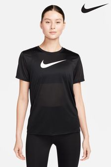 Black - Nike Dri-fit Graphic Swoosh Short Sleeve T-shirt (N30040) | kr510