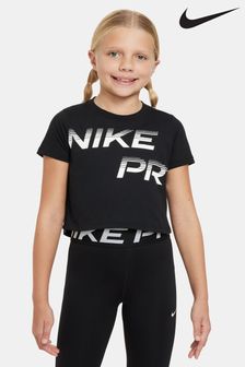 Чорний - Укорочена футболка Nike Pro (N30061) | 1 430 ₴