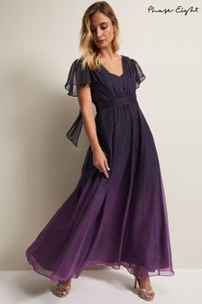 Phase Eight Purple Selene Ombre Maxi Dress (N30088) | AED1,381