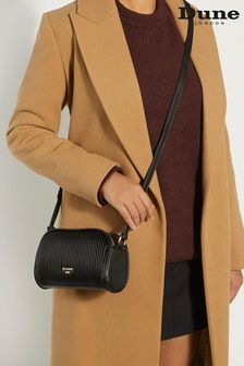 Dune London Black Detail Pleat Cross-Body Mini Bag (N30101) | HK$720