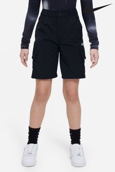 Negru - pantaloni scurți cargo din țesătură Nike (N30222) | 227 LEI