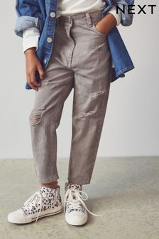 Бежево-коричневый - Рваные джинсы в винтажном стиле (3-16 лет) (N30240) | €15 - €19
