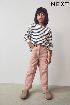 Apricot Distressed Mom Jeans (3-16yrs) (N30241) | €18 - €23