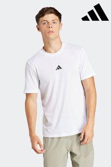 adidas White Workout Logo T-Shirt (N30290) | kr363