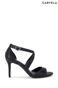 Carvela Kross Jewel Black Sandals (N30293) | €131