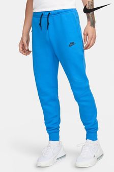 Niebieski - Spodnie do biegania z polaru Nike Tech (N30325) | 570 zł