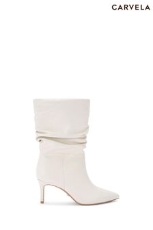 Carvela Cream Classique Slouch 60 Boots (N30375) | 1,269 SAR