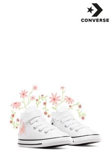 Converse White/Pink Chuck Taylor Butterfly Embroidered Infant Trainers (N30392) | 255 SAR