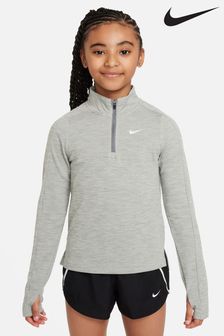 Nike Grey Dri-FIT Long-Sleeve 1/2 Zip Top (N30420) | €53